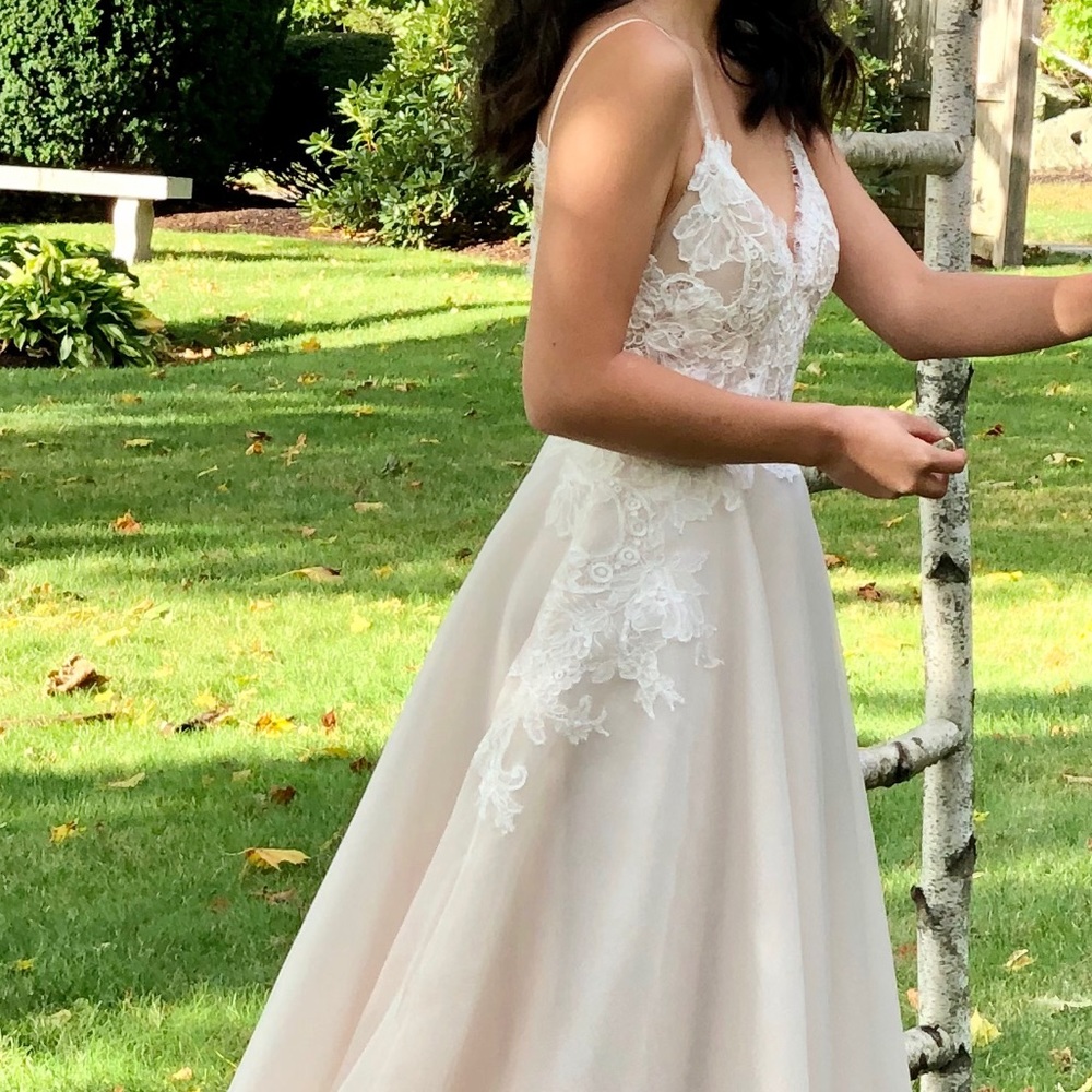 Tara Keely Cream Lace Wedding Dress